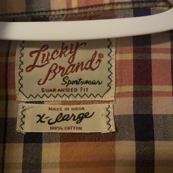 Lucky brand short sleeved snap shirt - Picture 3 of 5